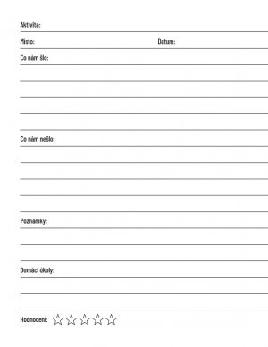 Hafíkův tréninkový deník